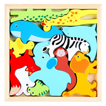 Load image into Gallery viewer, Puzzles aus Holz für Kleinkinder