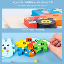 Load image into Gallery viewer, Children's Educational 3D Wooden Puzzle