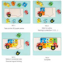 Load image into Gallery viewer, Children's Educational 3D Wooden Puzzle