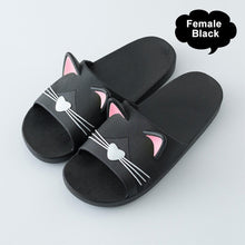 Load image into Gallery viewer, cute cat ear and whisker slippers