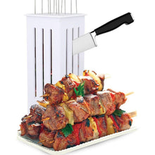 Load image into Gallery viewer, Hirundo 16 Holes BBQ Kabob Skewer Maker, Quick Kabob Express