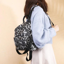 Load image into Gallery viewer, Women Leopard Pattern Backpack Bag