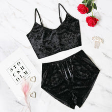 Load image into Gallery viewer, Sexy Velvet V-Neck Lingerie
