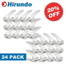 Load image into Gallery viewer, Hirundo Adjustable Shoe Rack Space Saver (White/Black)