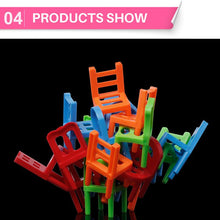 Load image into Gallery viewer, Chairs Stacking Tower Balancing Game
