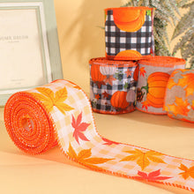 Load image into Gallery viewer, Pumpkin Print Ribbon