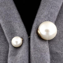 Load image into Gallery viewer, Women Vintage Pins Double Head Simulation Pearl Big Brooches, 5PCs
