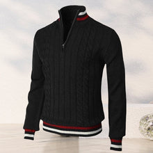 Load image into Gallery viewer, Color Block Turtleneck With Zip Closure