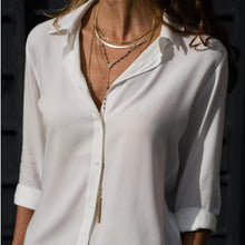 Load image into Gallery viewer, V-Neck Chiffon Shirt