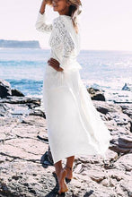 Load image into Gallery viewer, Best Casual Lace Beach Vacation Maxi Dress