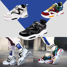 Load image into Gallery viewer, Fashion Chunky Sneakers Platform Lace Up Dad Shoes for Walking