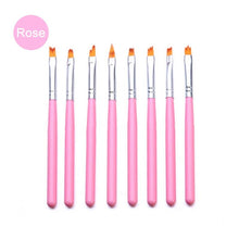 Load image into Gallery viewer, Flower Nail Art Brush Pen (8 pcs)