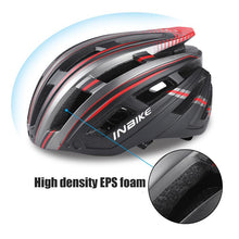 Load image into Gallery viewer, Bike Helmet with Goggles Visor and LED Back Light