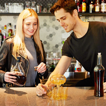 Load image into Gallery viewer, 6 Shot Glass Dispenser and Holder