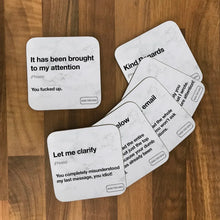 Load image into Gallery viewer, Funny Office Email Definitions Coasters - Set of 6