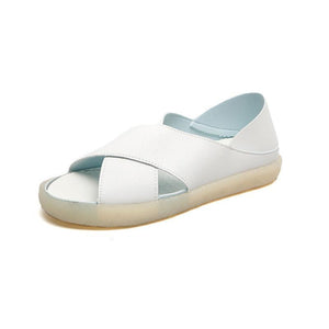Women's soft bottom shoes in solid color