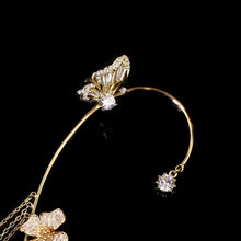 Load image into Gallery viewer, Butterfly Tassel Style Zircon Earrings