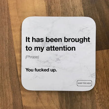 Load image into Gallery viewer, Funny Office Email Definitions Coasters - Set of 6