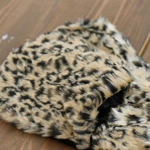 3 in 1 Furry Hooded Scarf with Paws and Ears