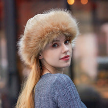 Load image into Gallery viewer, Faux Fur Suede Winter Cap