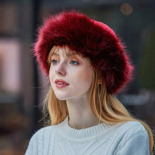 Load image into Gallery viewer, Faux Fur Suede Winter Cap