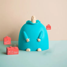 Load image into Gallery viewer, Little Blue Middle Finger Ornament