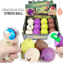 Load image into Gallery viewer, Dinosaur Egg Squeezable Stress Relief Toy Ball