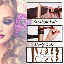 Load image into Gallery viewer, 2-in-1 Hair Straightener Spiral Wave Curler