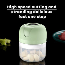 Load image into Gallery viewer, USB Rechargeable Electric Garlic Grinder