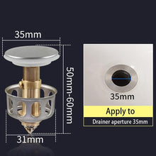 Load image into Gallery viewer, New Universal wash basin bounce drain filter
