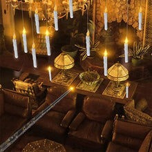 Load image into Gallery viewer, 🪄🪄Fantasy Floating Candles with Wand Remote