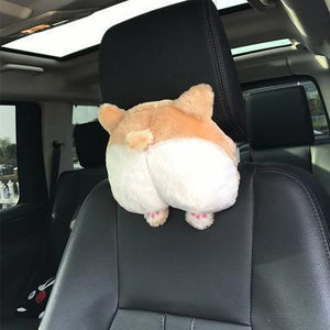 Corgi Butt Car Seat Headrest