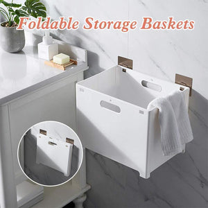 Punch-Free Folding Storage Basket