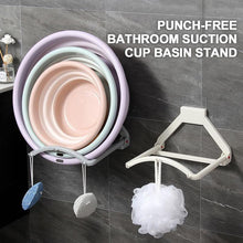Load image into Gallery viewer, Punch-free Bathroom Suction Cup Basin Stand