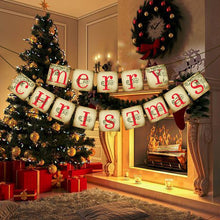 Load image into Gallery viewer, Merry Christmas Banner