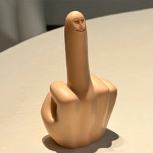 Load image into Gallery viewer, Little Blue Middle Finger Ornament