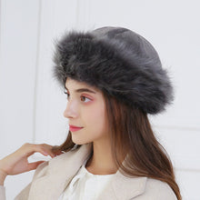 Load image into Gallery viewer, Faux Fur Suede Winter Cap