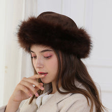 Load image into Gallery viewer, Faux Fur Suede Winter Cap