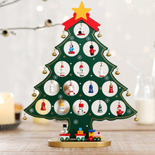 Load image into Gallery viewer, DIY Wooden Mini Christmas Tree Set