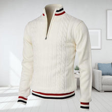Load image into Gallery viewer, Color Block Turtleneck With Zip Closure