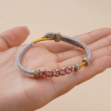 Load image into Gallery viewer, Peach Blossom Knot Bracelet