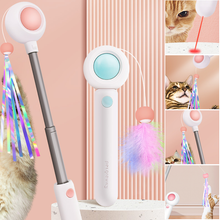 Load image into Gallery viewer, Infrared Retractable Cat Funny Stick