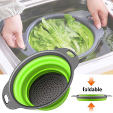 Load image into Gallery viewer, Round Foldable Drain Basket