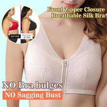 Load image into Gallery viewer, Front Zipper Breathable Bra