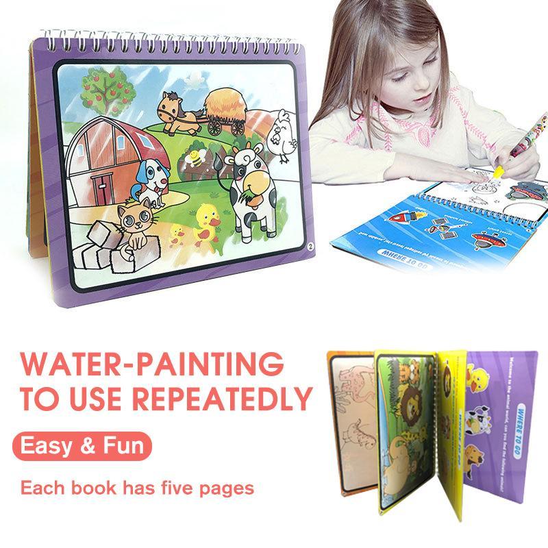 Reusable Water-Painting Books