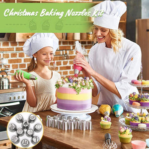 Christmas Baking Nozzles Kit
