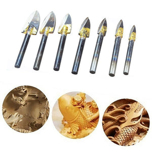 Wood Carving & Engraving Drill Bit Set