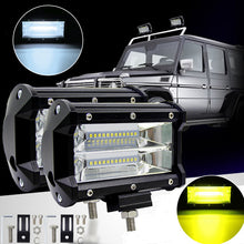 Load image into Gallery viewer, 5 Inch Amber White Light Strobe Work Light Pods