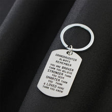 Load image into Gallery viewer, SANK®To My Grandson Granddaughter Son Daughter Gift Lettering Keychain