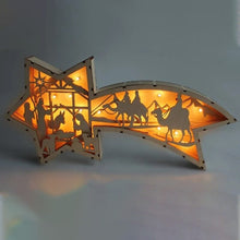 Load image into Gallery viewer, LED Wooden Poinsettia Lights